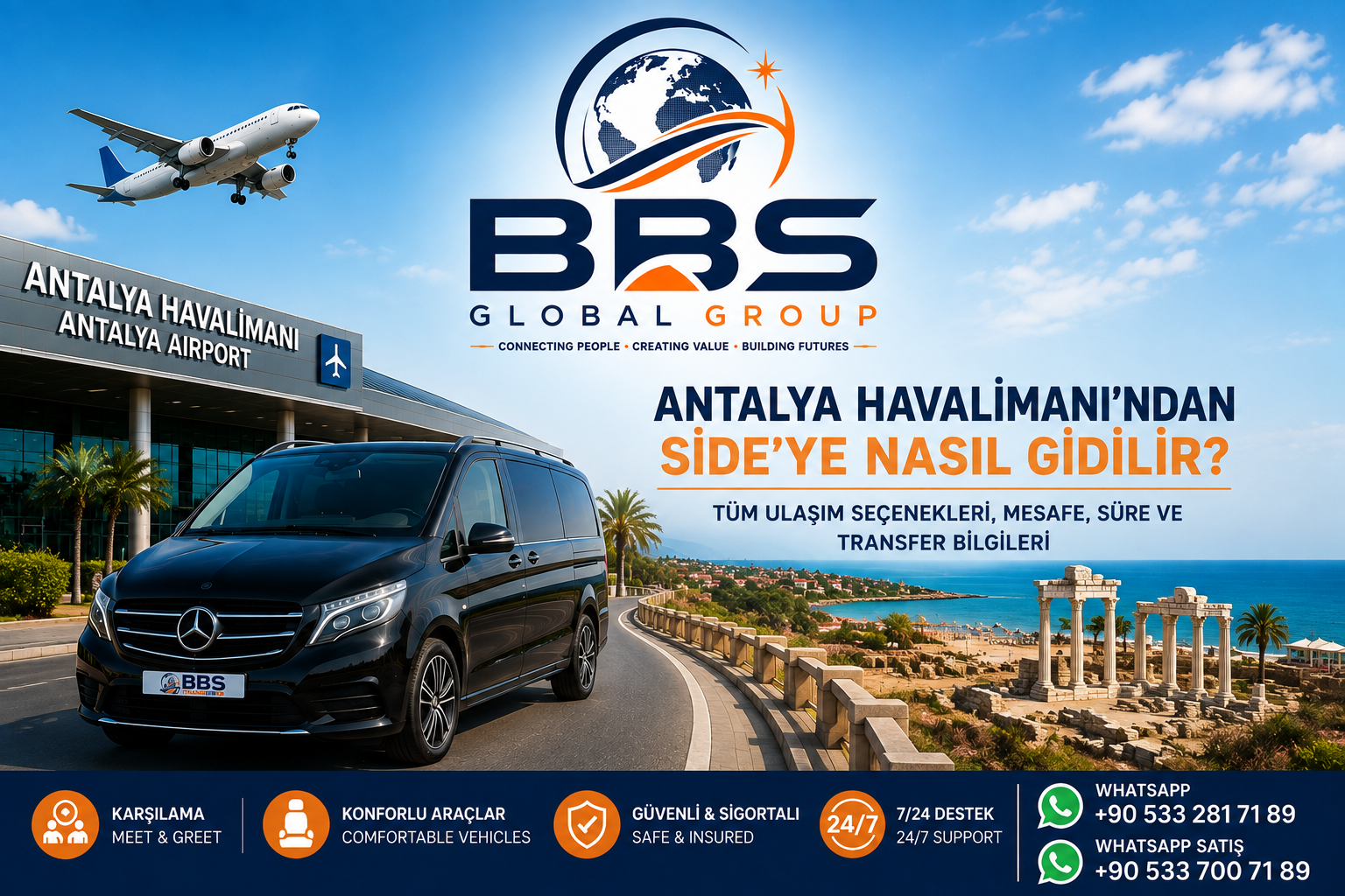 Antalya Havalimanı’ndan Side’ye Nasıl Gidilir?
